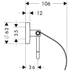 Hansgrohe Logis Papierrollenhalter Mit Deckel