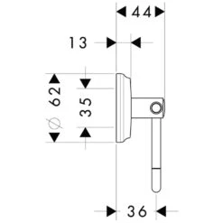 Hansgrohe Logis Classic Papierrollenhalter Ohne Deckel