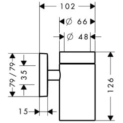Hansgrohe PuraVida Zahnputzbecher