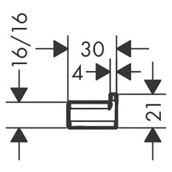 Hansgrohe AddStoris Einzelhaken
