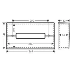 Hansgrohe AddStoris Kosmetiktuchbox