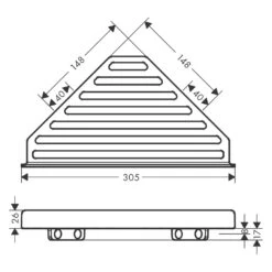 Hansgrohe AddStoris Seifenkorb