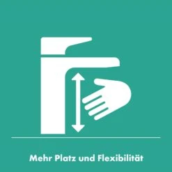 Hansgrohe Rebris S Einhebel-Waschtischarmatur 210 Mit Schwenkauslauf Und Zugstangen-Ablaufgarnitur -Hansgrohe hansgrohe badarmaturen rebris waschtisch einhebel waschtischarmatur 8890016