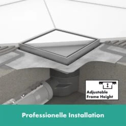 Hansgrohe RainDrain Brilliance Komplettset Punktablauf 15/15 Cm Rückseitig Befliesbar 4 Hansgrohe RainDrain Brilliance Komplettset Punktablauf 15/15 Cm Rückseitig Befliesbar -Hansgrohe hansgrohe raindrain duschrinnen und punktablaeufe brilliance 11042836