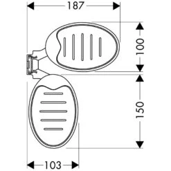 Hansgrohe Raindance Cassetta Seifenschale