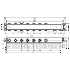 Hansgrohe RainSelect Grundset Für 5 Verbraucher